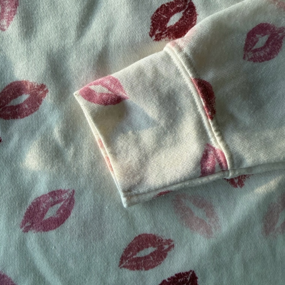 Grayson Threads Pink Lip Print Pajama Set - Picture 5 of 6